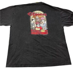 Vintage Y2K 2002 Big Dogs The Osbones Parody Black T Shirt